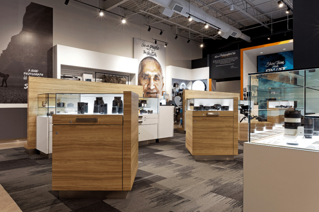 Image of Henry's new concept store in Oakville, Ontario. 